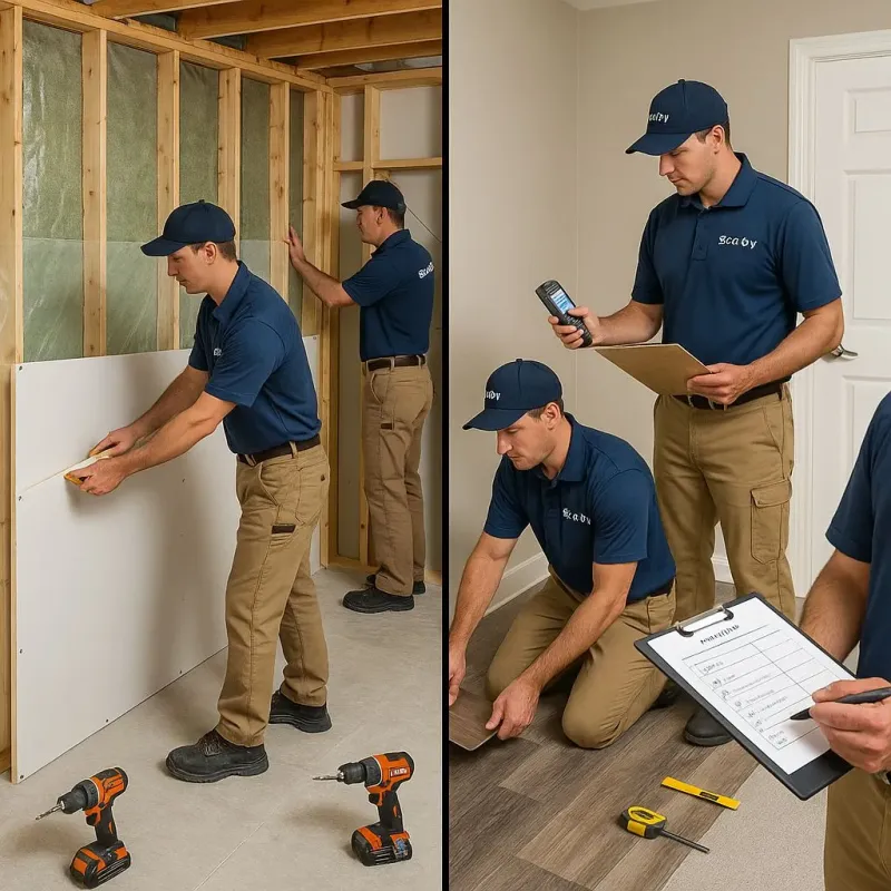Repairs and Reconstruction process in Kiowa County, OK